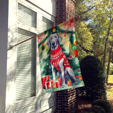 Load image into Gallery viewer, Weimaraner Christmas House Flag