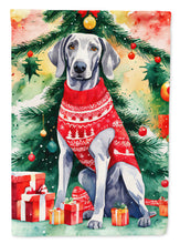 Load image into Gallery viewer, Weimaraner Christmas House Flag