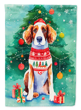 Load image into Gallery viewer, Welsh Springer Spaniel Christmas House Flag