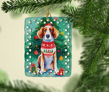 Load image into Gallery viewer, Welsh Springer Spaniel Christmas Porcelain Ornament