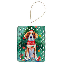 Load image into Gallery viewer, Welsh Springer Spaniel Christmas Porcelain Ornament