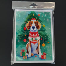 Load image into Gallery viewer, Welsh Springer Spaniel Christmas Greeting Cards - Blank Note Cards – 8-Pack of Artist-Designed Cards with Envelopes