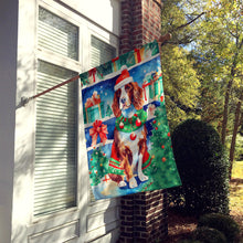 Load image into Gallery viewer, Welsh Springer Spaniel Christmas House Flag