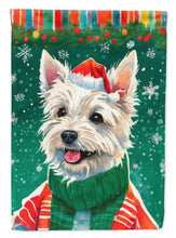 Load image into Gallery viewer, Westie Christmas House Flag