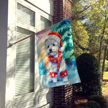 Load image into Gallery viewer, Westie Christmas House Flag