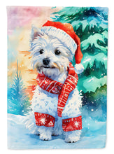 Load image into Gallery viewer, Westie Christmas House Flag