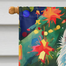 Load image into Gallery viewer, Westie Christmas House Flag