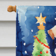 Load image into Gallery viewer, Wire Fox Terrier Christmas House Flag