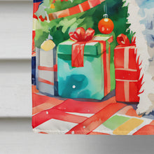 Load image into Gallery viewer, Wire Fox Terrier Christmas House Flag