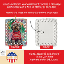 Load image into Gallery viewer, Wirehaired Pointing Griffon Christmas Porcelain Ornament