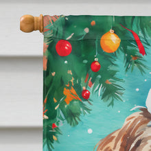 Load image into Gallery viewer, Wirehaired Pointing Griffon Christmas House Flag