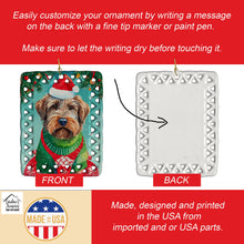 Load image into Gallery viewer, Wirehaired Pointing Griffon Christmas Porcelain Ornament