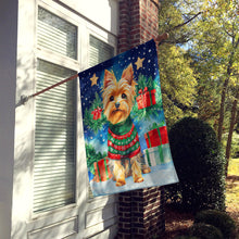Load image into Gallery viewer, Yorkshire Terrier Yorkie Christmas House Flag