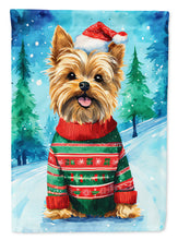 Load image into Gallery viewer, Yorkshire Terrier Yorkie Christmas House Flag