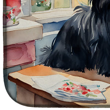 Load image into Gallery viewer, Affenpinscher Christmas Cookies Dish Drying Mat