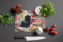 Load image into Gallery viewer, Affenpinscher Christmas Cookies Glass Cutting Boards – Durable, Decorative Kitchen Art