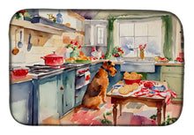 Load image into Gallery viewer, Airedale Terrier Christmas Cookies Dish Drying Mat