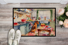 Load image into Gallery viewer, Airedale Terrier Christmas Cookies Doormat - 18X27 Indoor / Outdoor Rug | Made in USA