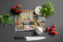 Load image into Gallery viewer, Airedale Terrier Christmas Cookies Glass Cutting Boards – Durable, Decorative Kitchen Art