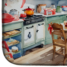 Load image into Gallery viewer, Alaskan Klee Kai Christmas Cookies Dish Drying Mat