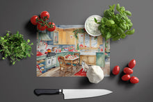 Load image into Gallery viewer, Alaskan Klee Kai Christmas Cookies Glass Cutting Boards – Durable, Decorative Kitchen Art