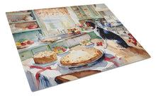Load image into Gallery viewer, American English Coonhound Christmas Cookies Glass Cutting Boards – Durable, Decorative Kitchen Art
