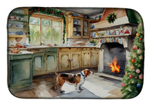Load image into Gallery viewer, Basset Hound Christmas Cookies Dish Drying Mat