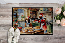 Load image into Gallery viewer, Basset Hound Christmas Cookies Doormat-24x36 Indoor / Outdoor Rug | Made in USA