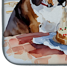 Load image into Gallery viewer, Basset Hound Christmas Cookies Dish Drying Mat