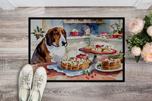 Load image into Gallery viewer, Basset Hound Christmas Cookies Doormat - 18X27 Indoor / Outdoor Rug | Made in USA