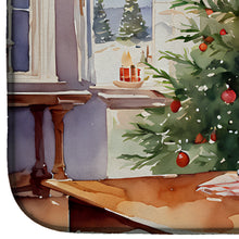 Load image into Gallery viewer, Basset Hound Christmas Cookies Dish Drying Mat