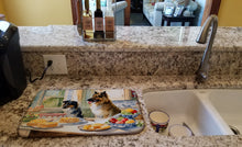 Load image into Gallery viewer, Belgian Tervuren Christmas Cookies Dish Drying Mat