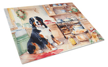 Load image into Gallery viewer, Bernese Mountain Dog Christmas Cookies Glass Cutting Boards – Durable, Decorative Kitchen Art