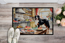 Load image into Gallery viewer, Bernese Mountain Dog Christmas Cookies Doormat - 18X27 Indoor / Outdoor Rug | Made in USA