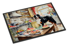 Load image into Gallery viewer, Bernese Mountain Dog Christmas Cookies Doormat - 18X27 Indoor / Outdoor Rug | Made in USA