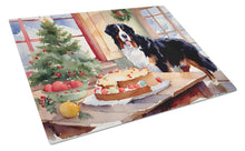 Load image into Gallery viewer, Bernese Mountain Dog Christmas Cookies Glass Cutting Boards – Durable, Decorative Kitchen Art