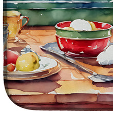 Load image into Gallery viewer, Bichon Frise Christmas Cookies Dish Drying Mat