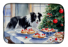 Load image into Gallery viewer, Border Collie Christmas Cookies Dish Drying Mat