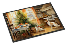 Load image into Gallery viewer, Borzoi Christmas Cookies Doormat-24x36 Indoor / Outdoor Rug | Made in USA