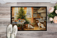 Load image into Gallery viewer, Borzoi Christmas Cookies Doormat