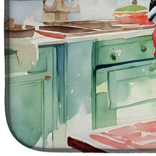 Load image into Gallery viewer, Boston Terrier Christmas Cookies Dish Drying Mat