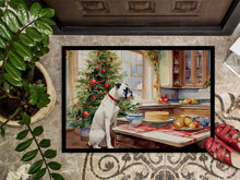 Load image into Gallery viewer, White Boxer Christmas Cookies Doormat-24x36 Indoor / Outdoor Rug | Made in USA