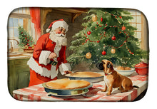 Load image into Gallery viewer, Bullmastiff Christmas Cookies Dish Drying Mat