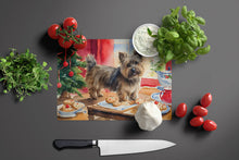 Load image into Gallery viewer, Cairn Terrier Christmas Cookies Glass Cutting Boards – Durable, Decorative Kitchen Art