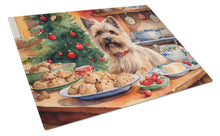 Load image into Gallery viewer, Cairn Terrier Christmas Cookies Glass Cutting Boards – Durable, Decorative Kitchen Art