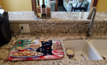 Load image into Gallery viewer, Cairn Terrier Christmas Cookies Dish Drying Mat