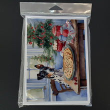 Load image into Gallery viewer, Catahoula Christmas Cookies Greeting Cards - Blank Note Cards – 8-Pack of Artist-Designed Cards with Envelopes