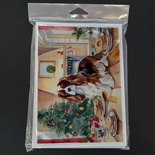 Load image into Gallery viewer, Cavalier Spaniel Christmas Cookies Greeting Cards - Blank Note Cards – 8-Pack of Artist-Designed Cards with Envelopes