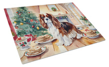 Load image into Gallery viewer, Cavalier Spaniel Christmas Cookies Glass Cutting Boards – Durable, Decorative Kitchen Art