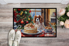 Load image into Gallery viewer, Cavalier Spaniel Christmas Cookies Doormat-24x36 Indoor / Outdoor Rug | Made in USA